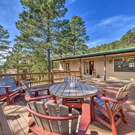 Charming Ruidoso Home With Deck And Lovely Views!